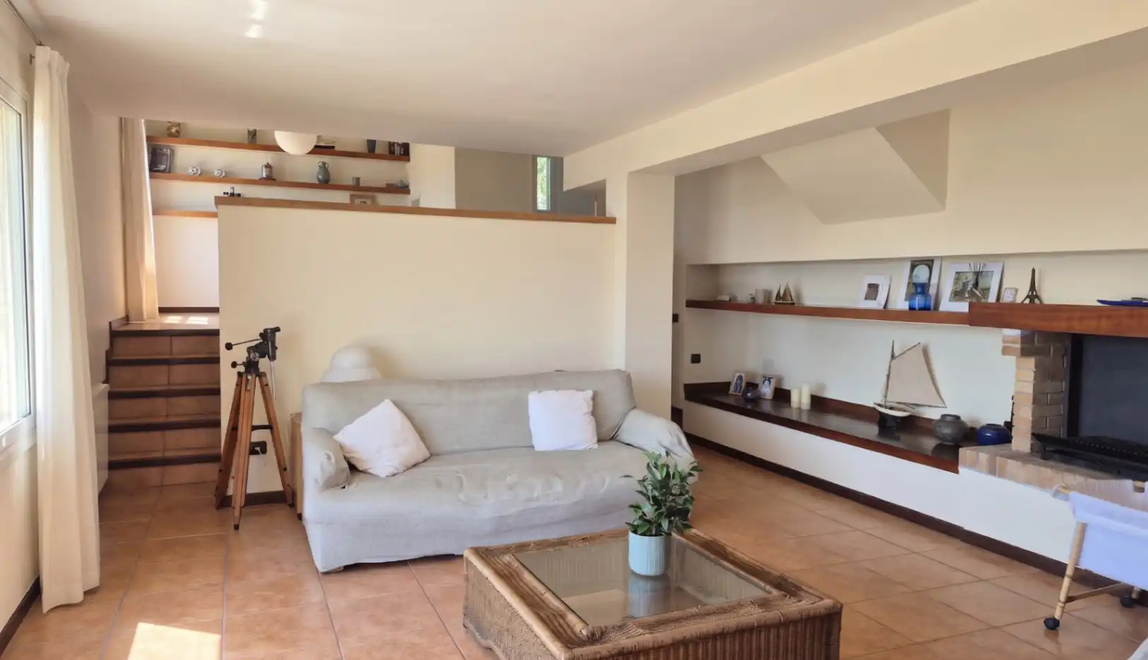 Wohnzimmer von Haus oder Chalet zum Verkauf in Begur mit Klimaanlage, Terrasse und Abstellraum