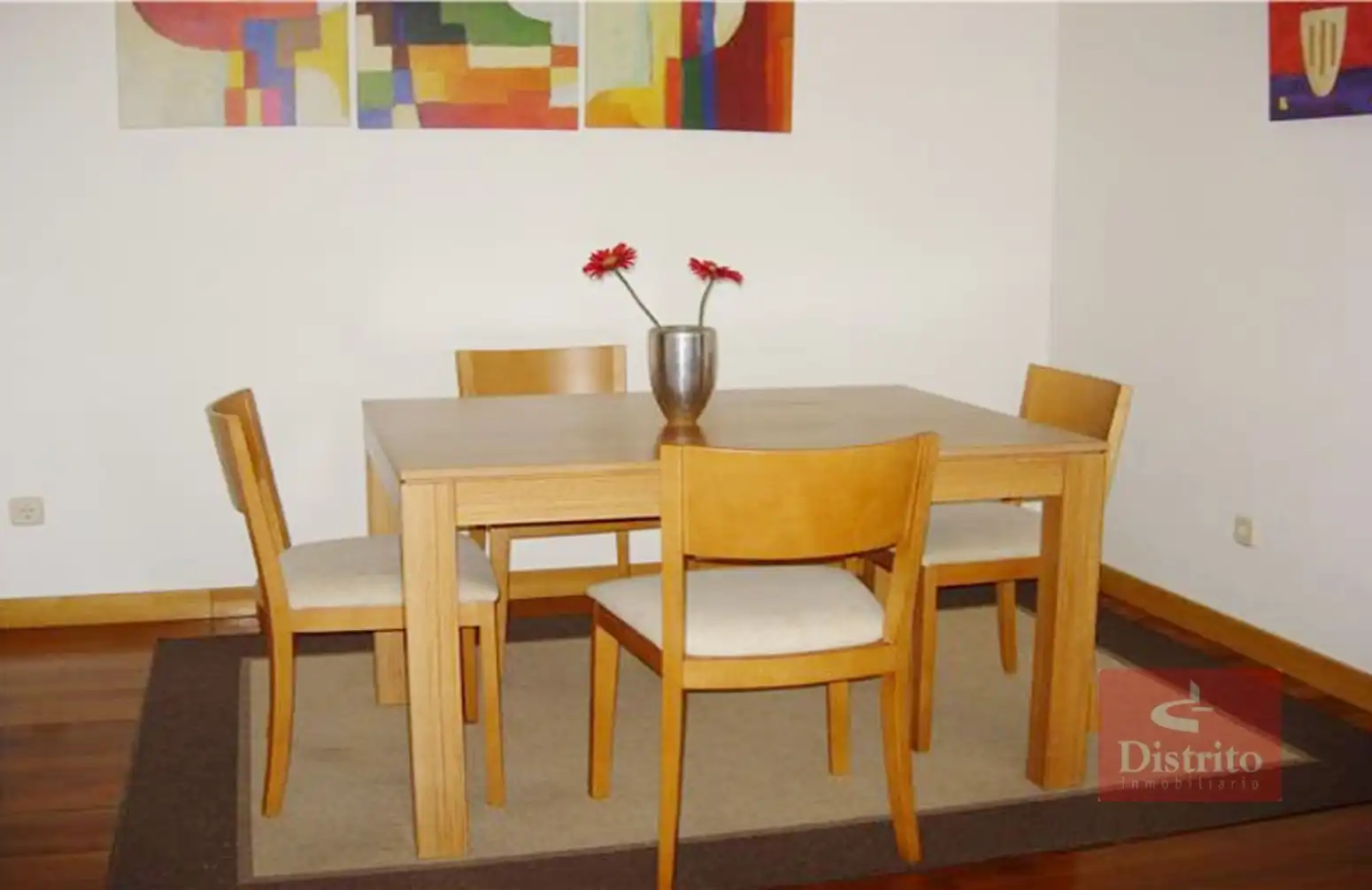 Esszimmer von Wohnung zur Miete in Santander mit Heizung, Möbliert und Balkon