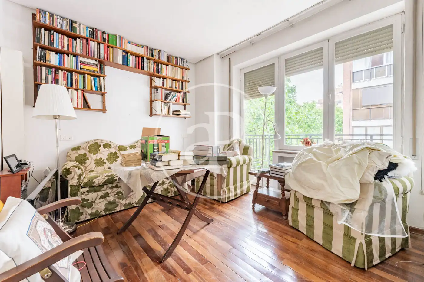 Sala de estar de Piso en venta en Madrid con Calefacción, Jardín privado y Terraza
