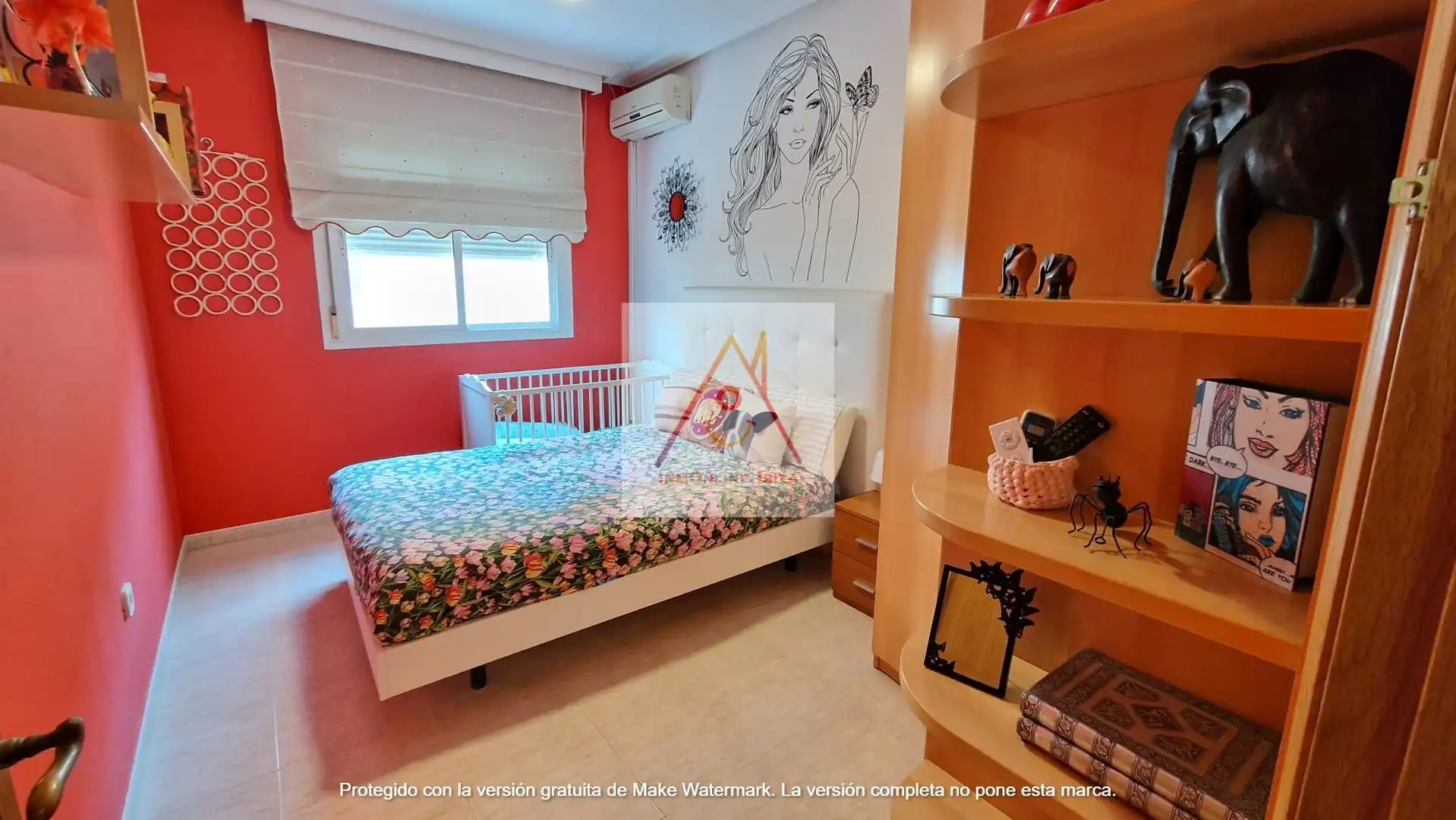 Bedroom of Detached homes for rent in Eivissa  with Air Conditioner, Terrace and Swimming Pool