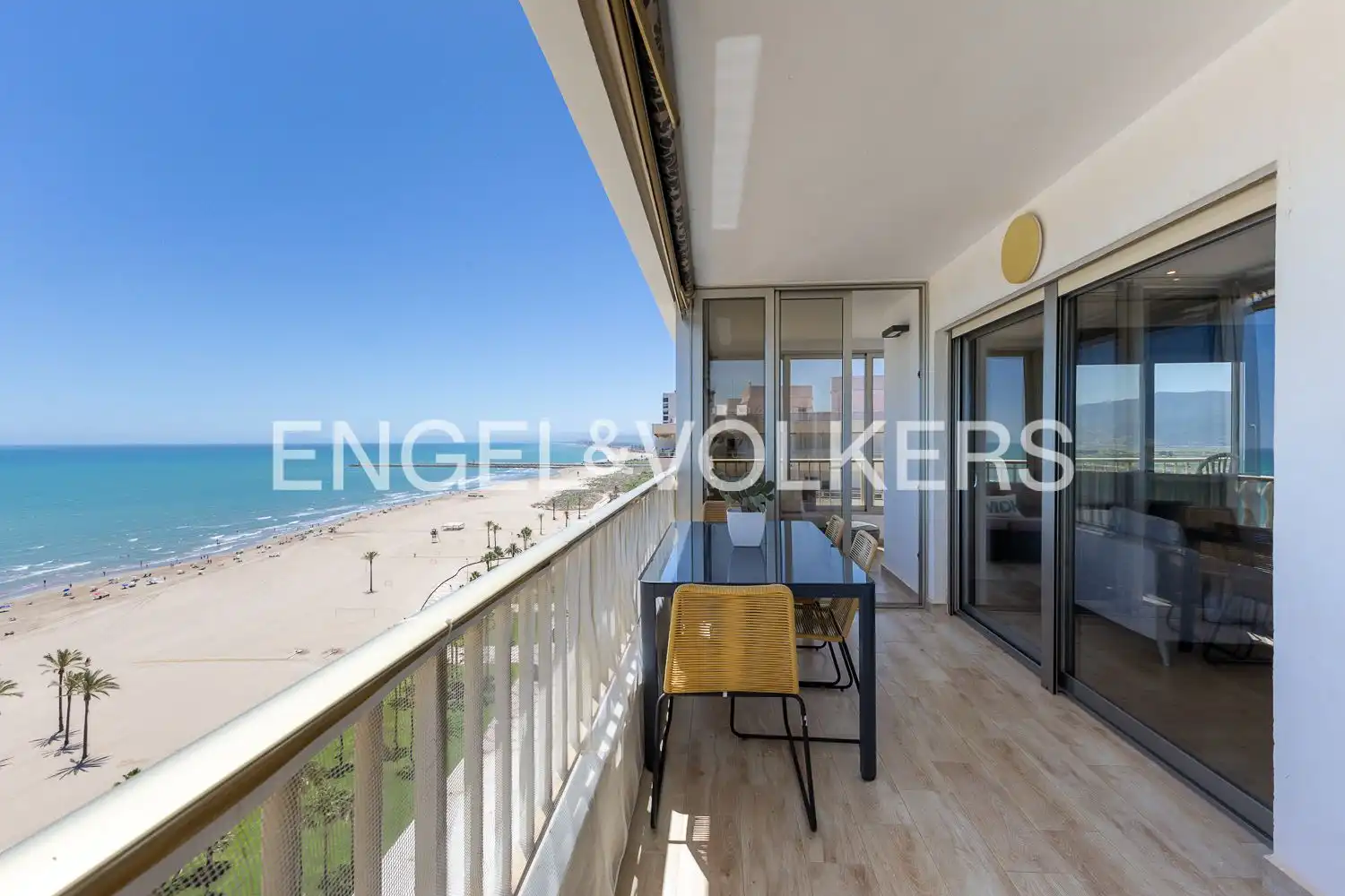 Balcony of Flat for rent in Cullera  with Heating, Terrace and Swimming Pool