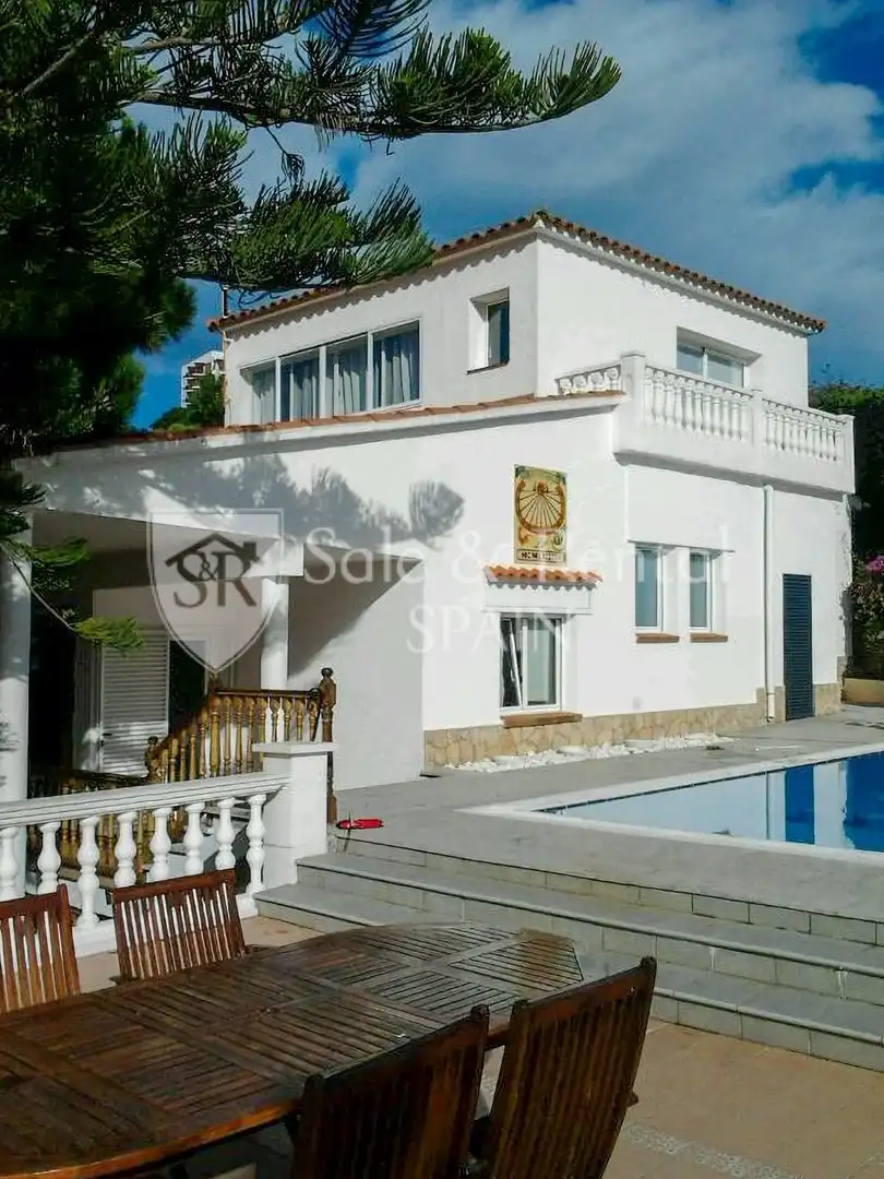 Vista exterior de Casa o xalet en venda en Lloret de Mar amb Aire condicionat, Calefacció i Jardí privat