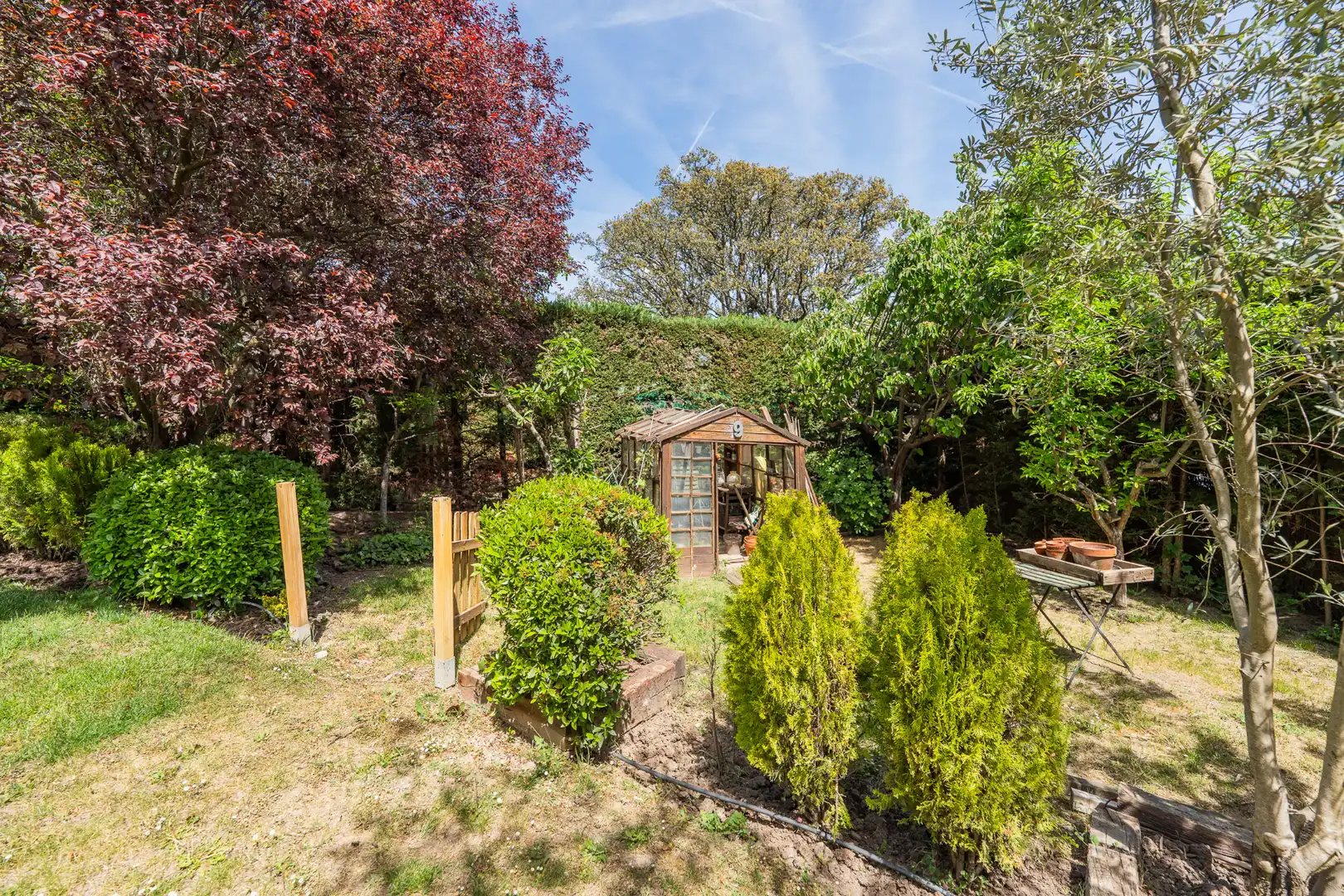 Garden of Houses for sale in Madrid  with Air Conditioner, Private garden and Swimming Pool