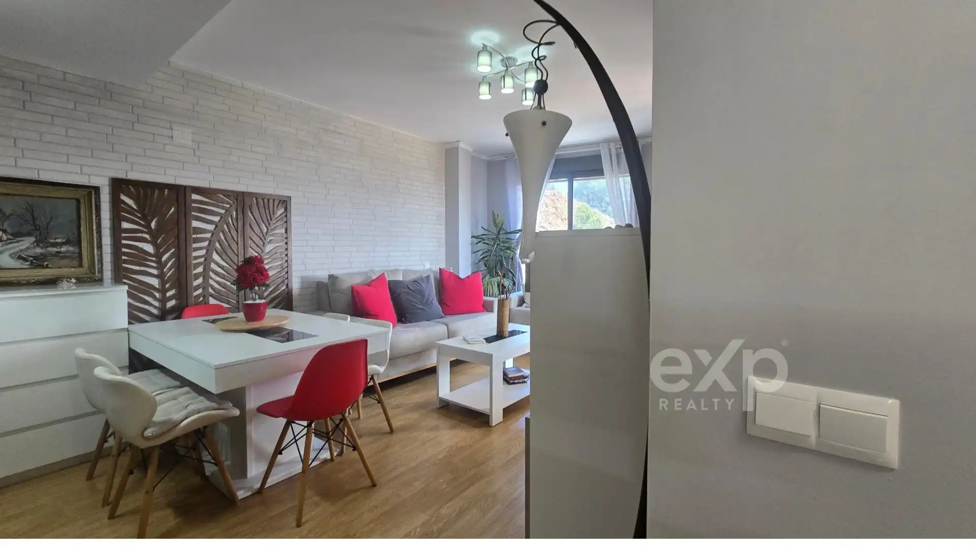 Living room of Flat for sale in Almenara  with Heating, Parquet flooring and Storage room
