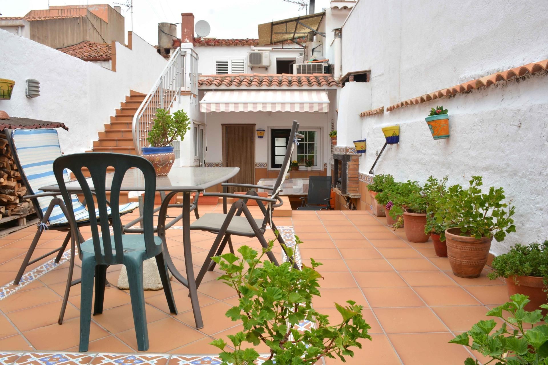 Terrace of Country house for sale in Pineda de Mar  with Air Conditioner, Heating and Parquet flooring
