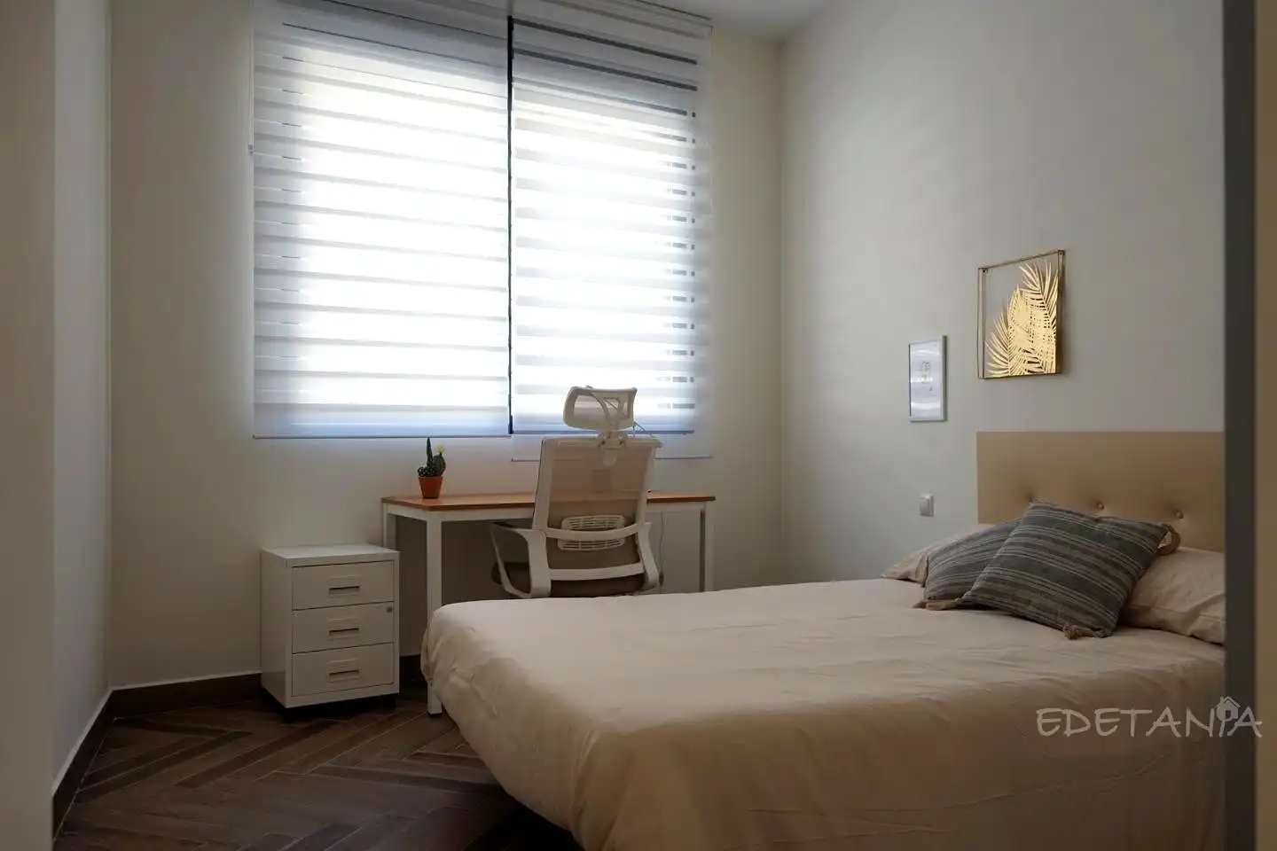 Bedroom of Apartments for rent in Alfara del Patriarca  with Air Conditioner, Heating and Furnished