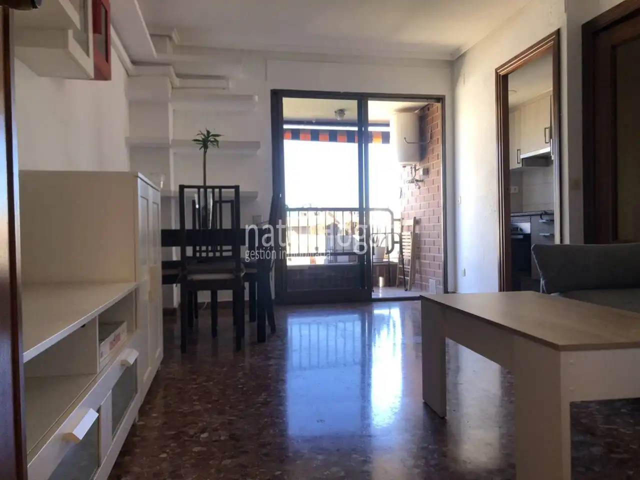 Balcony of Flat for rent in Valencia  with Air Conditioner, Furnished and Balcony
