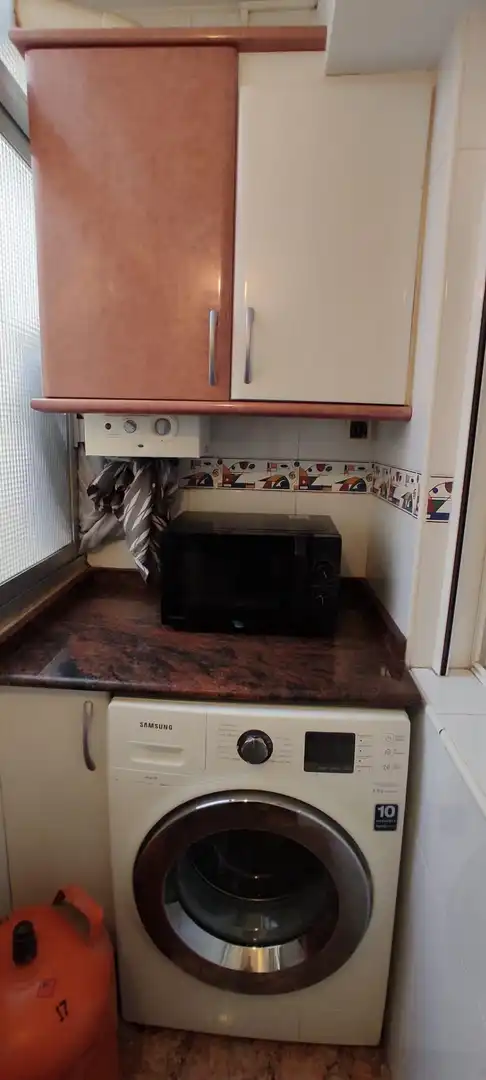 Küche von Wohnung zur Miete in Valencia mit Balkon