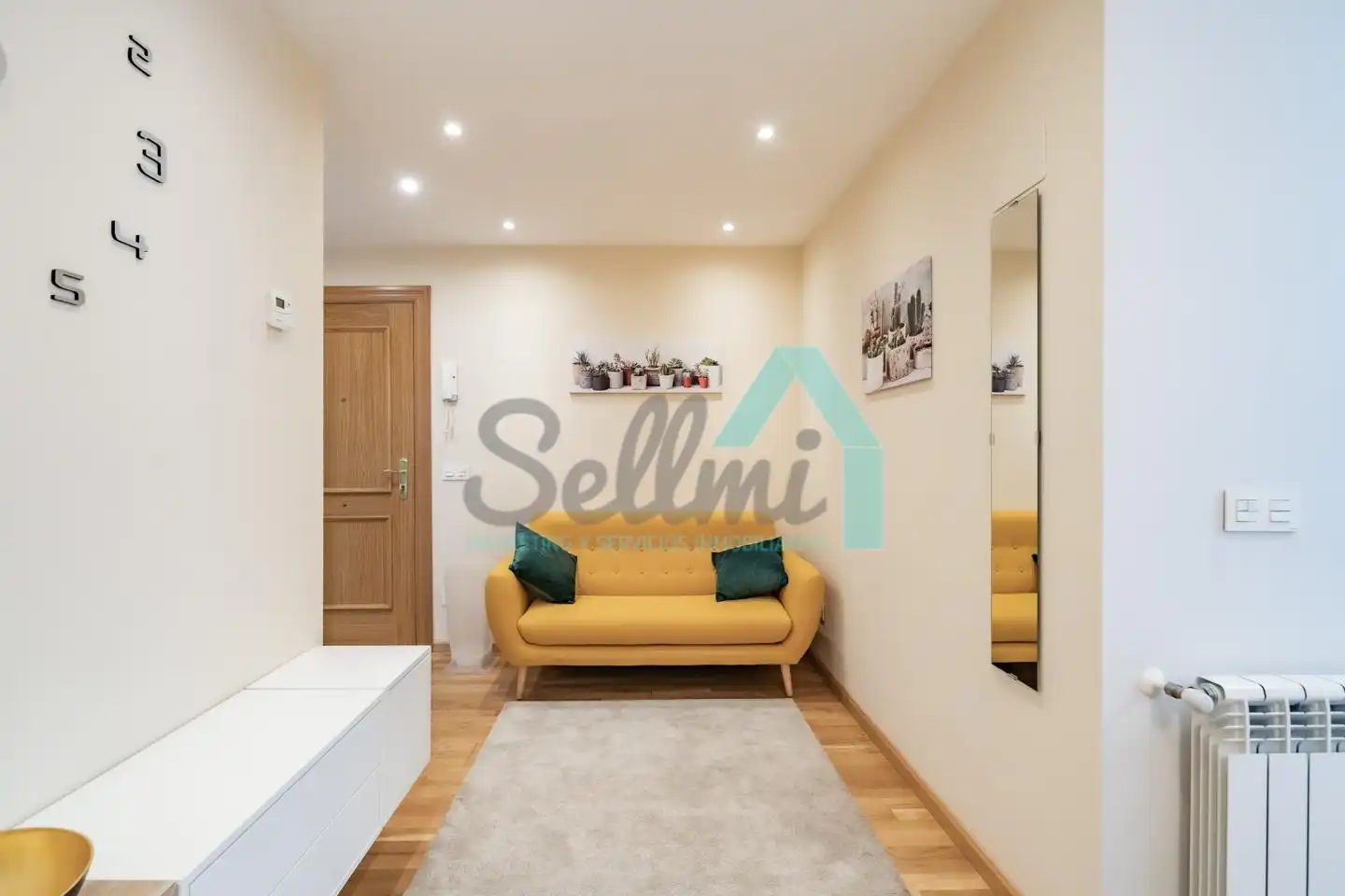 Sala de estar de Piso en venta en Oviedo  con Calefacción y Terraza