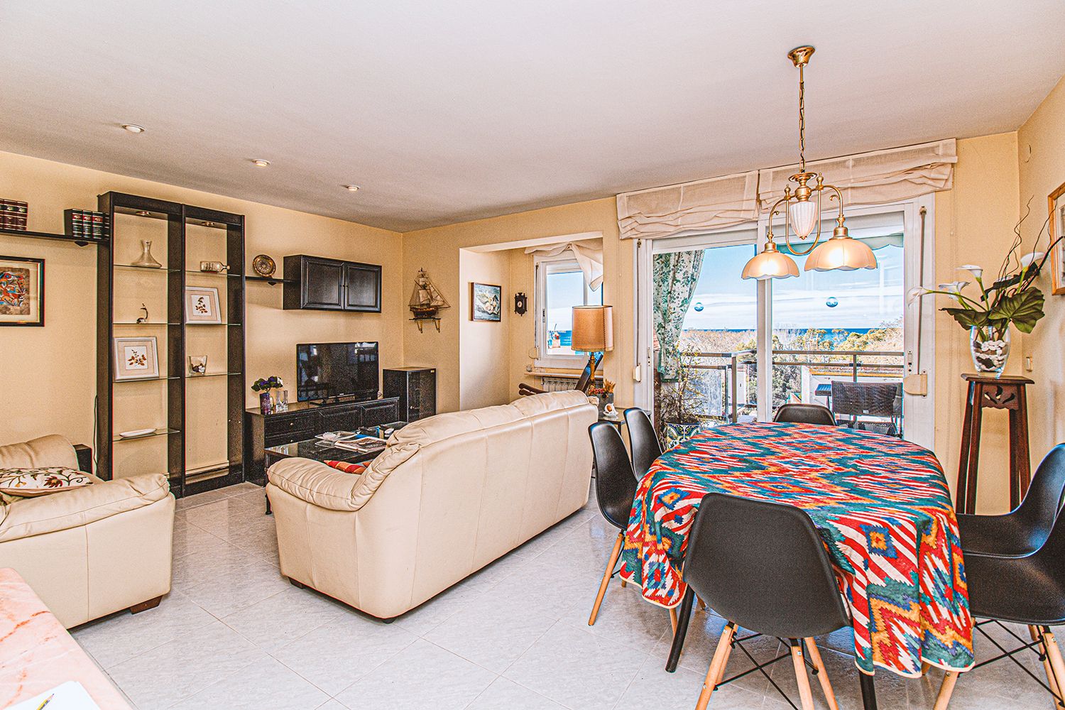 Living room of Flat for sale in Sant Pol de Mar  with Heating