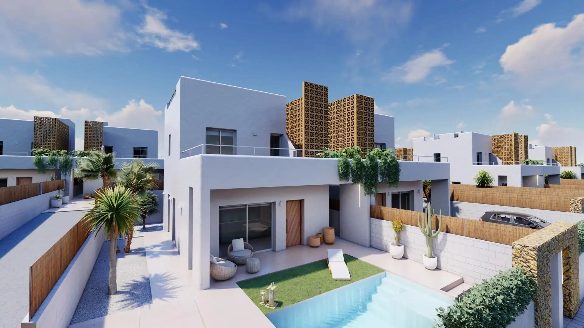 Villa mit Pool zum Verkauf in Pilar de la Horadada ciudad