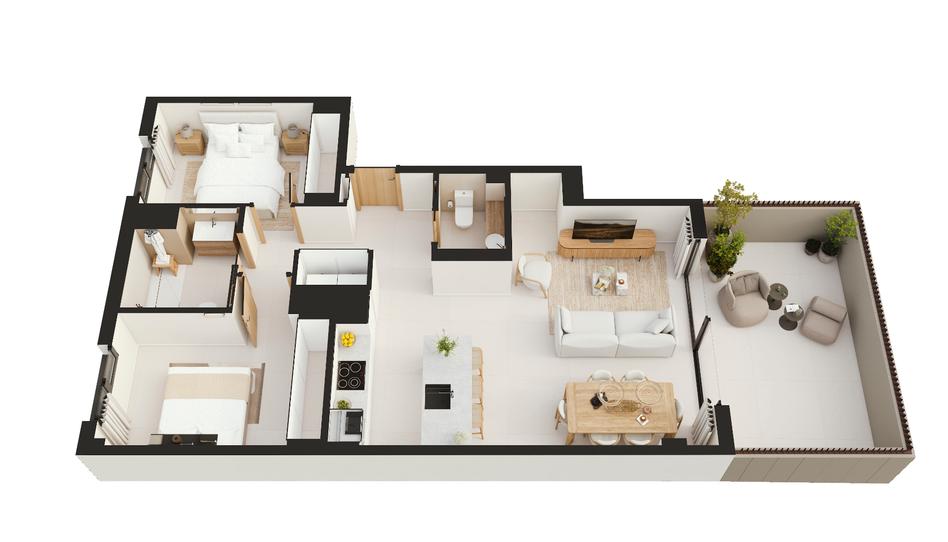 Photo 1 from new construction home in Flat for sale in Passeig del Mar, 27, Platja Gran, Girona