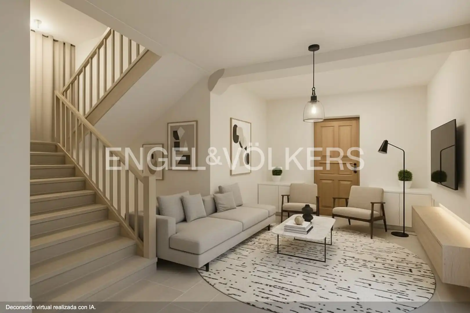 Sala de estar de Finca rústica en venta en Entrambasaguas con Calefacción, Jardín privado y Balcón