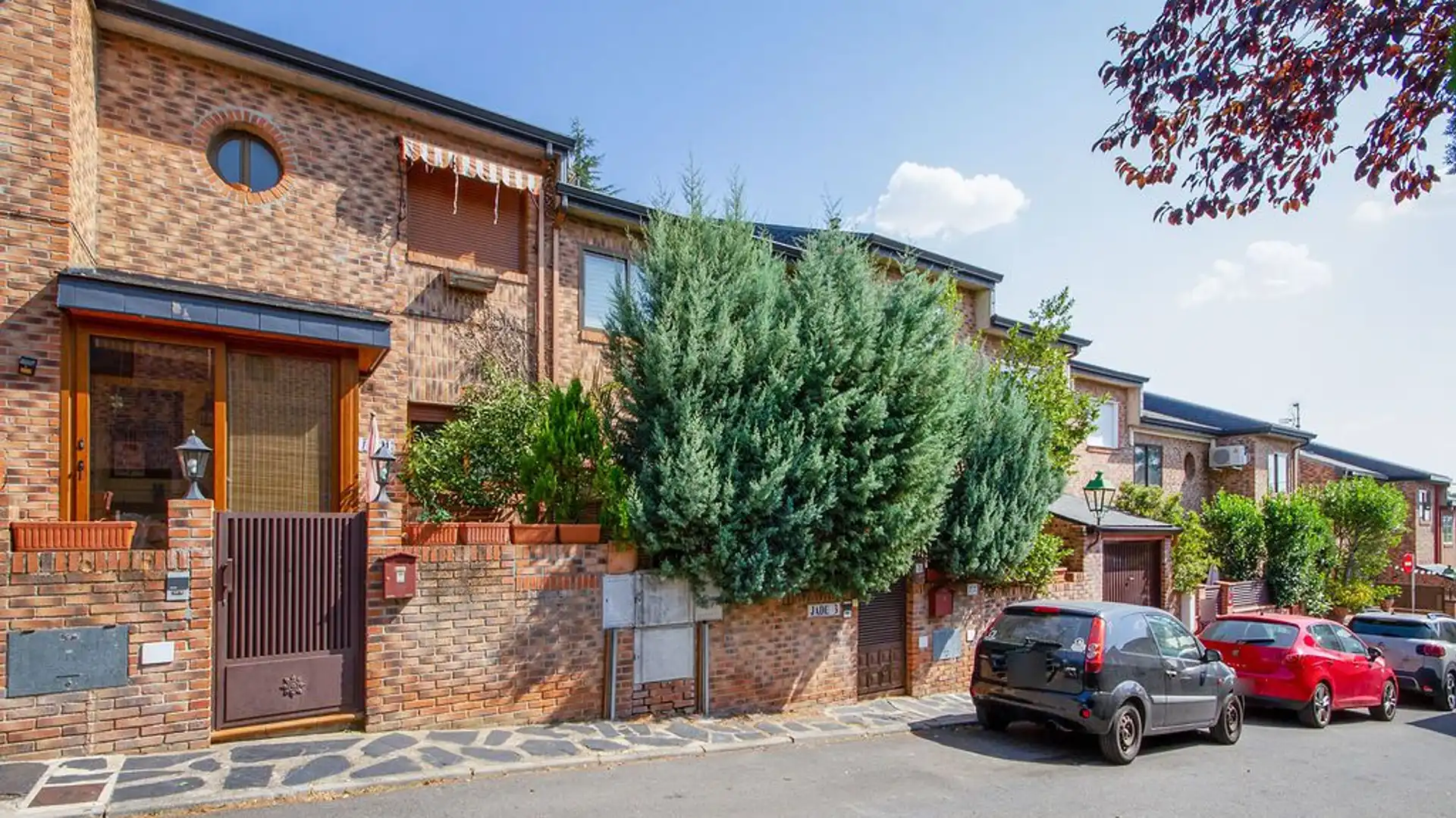 Exterior view of Single-family semi-detached for sale in Galapagar  with Heating