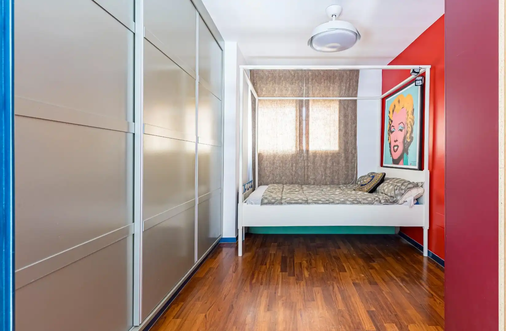 Schlafzimmer von Dachboden zum Verkauf in Murcia mit Klimaanlage, Heizung und Terrasse