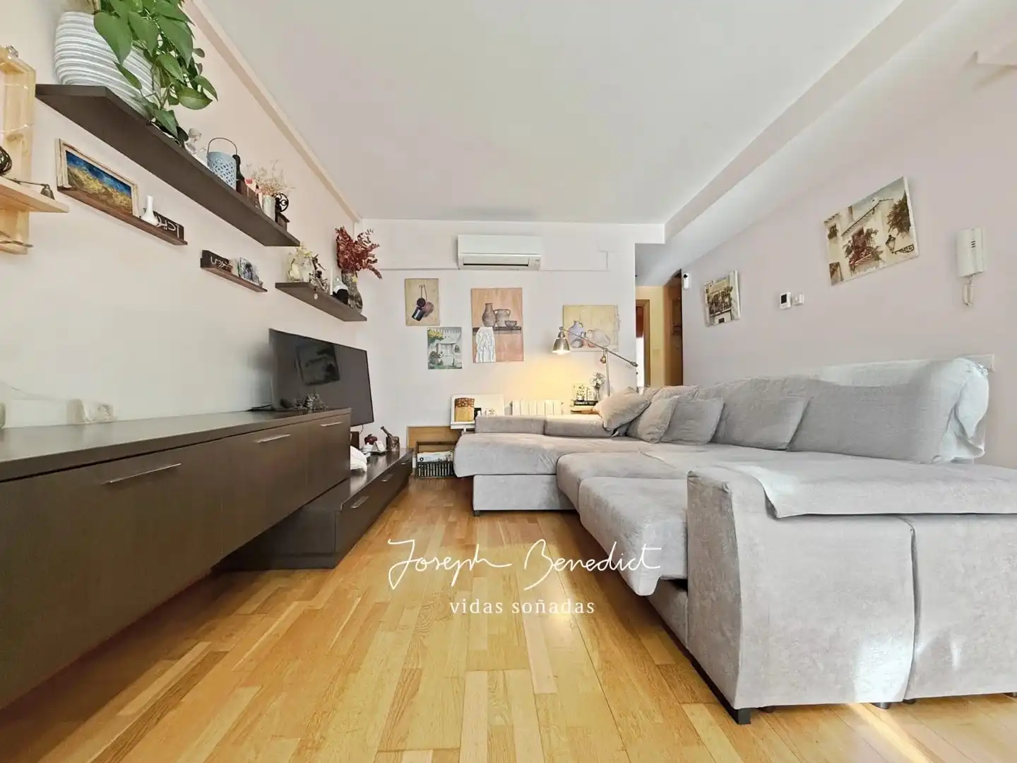 Sala de estar de Dúplex en venta en Viladecans con Aire acondicionado, Calefacción y Parquet