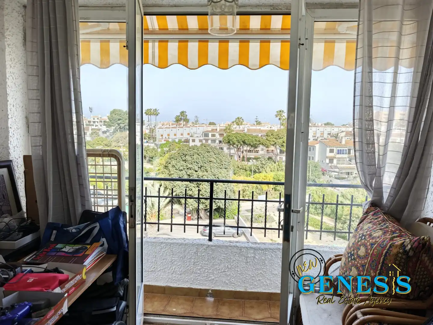 Balcony of Flat for sale in Orihuela  with Air Conditioner, Furnished and Washing machine