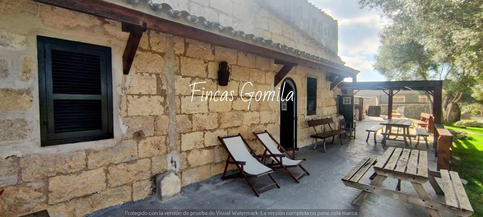 Terrace of Country homes for sale in Alaior  with Swimming Pool