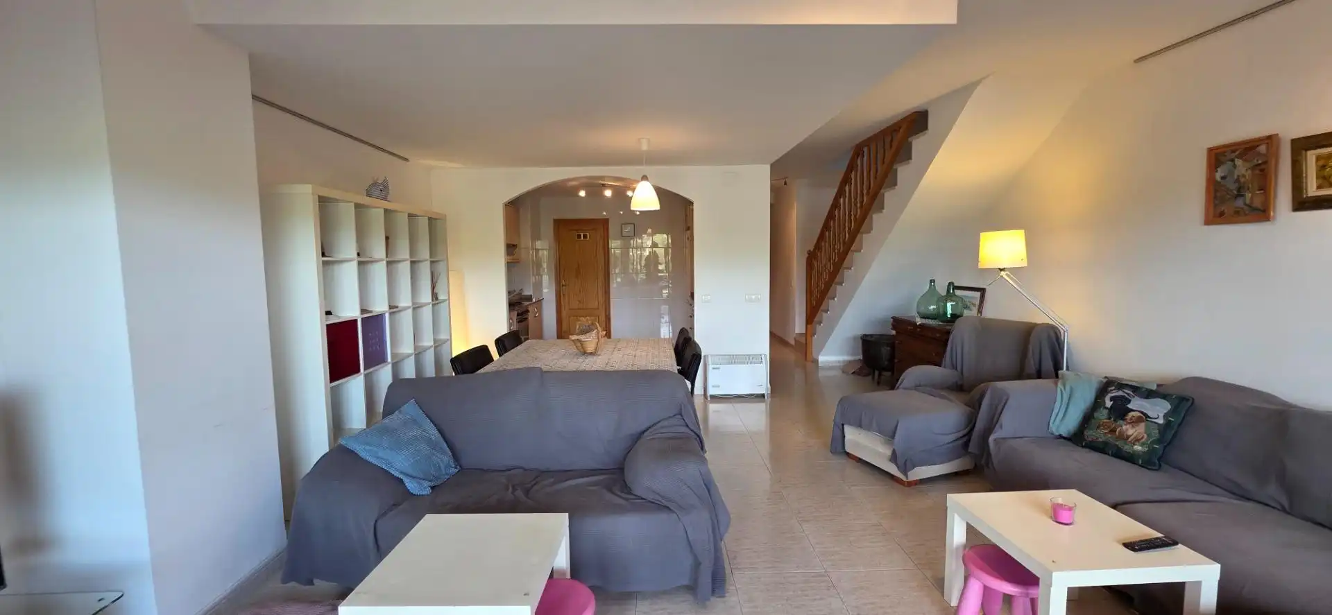 Sala d'estar de Dúplex en venda en L'Ametlla de Mar  amb Jardí privat i Terrassa