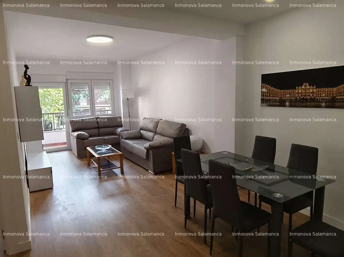 Wohnzimmer von Wohnung zur Miete in Salamanca mit Heizung, Terrasse und Möbliert