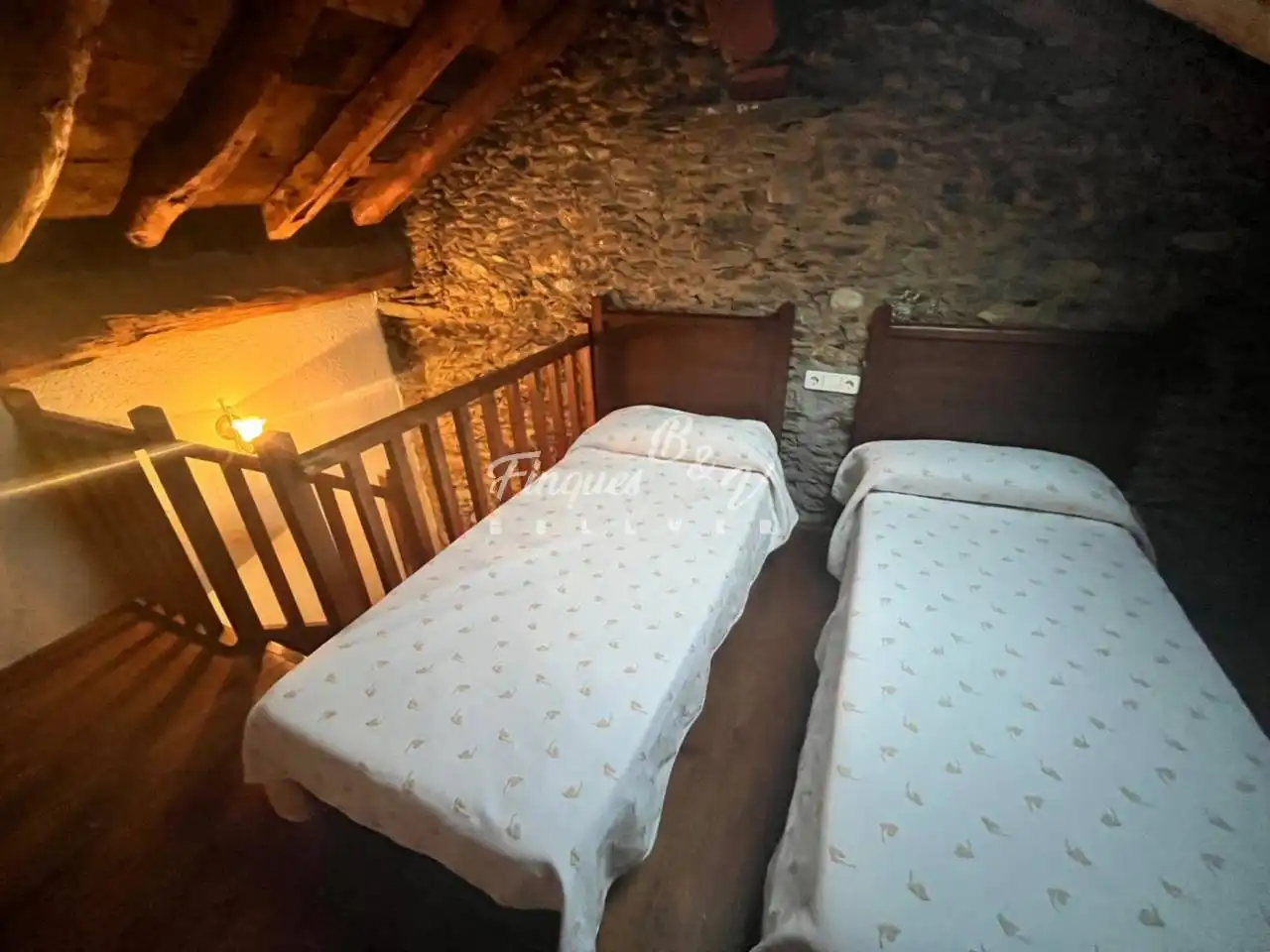 Schlafzimmer von Wohnung zur Miete in Llívia mit Heizung, Parkett und Möbliert