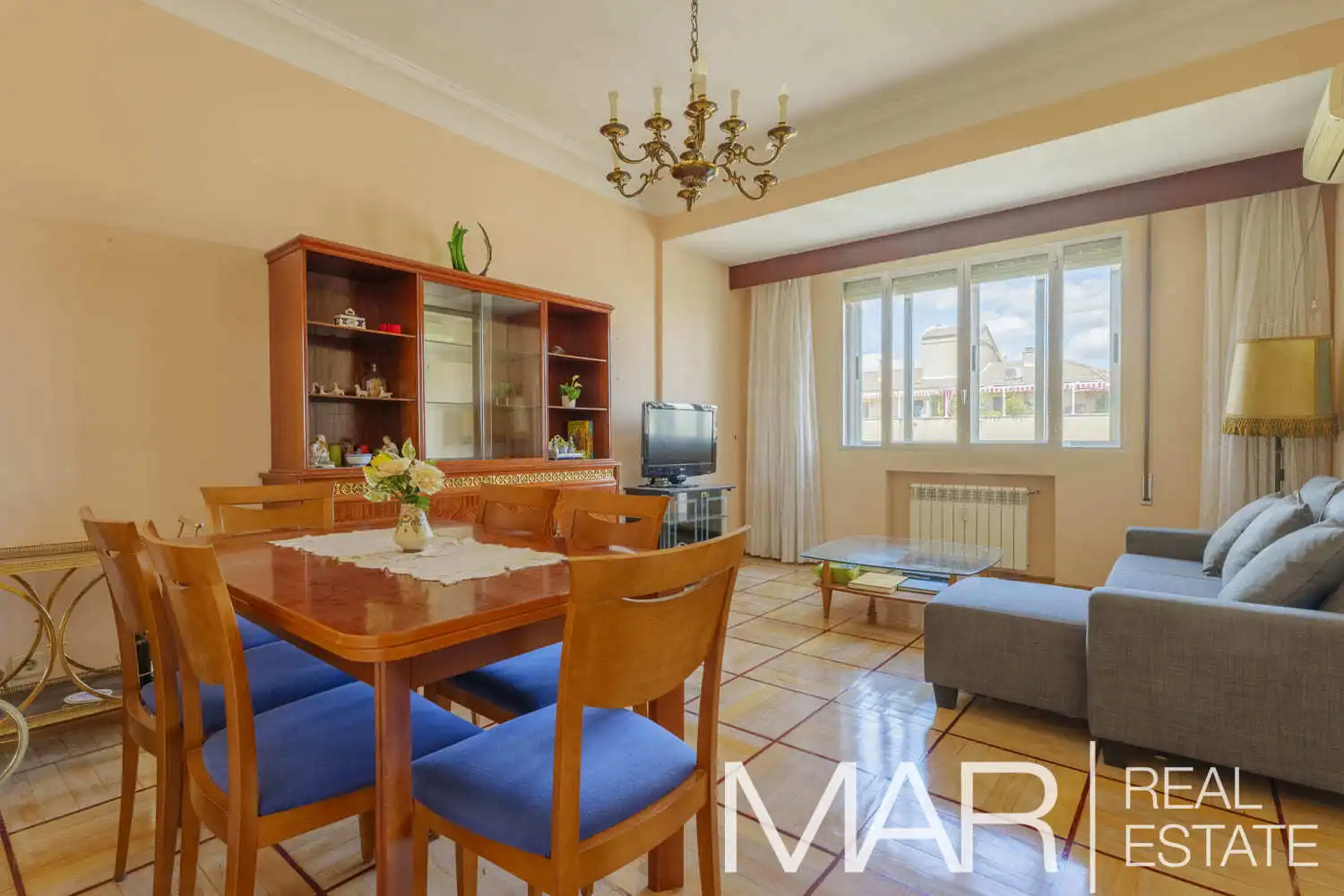 Sala de estar de Piso en venta en Madrid con Aire acondicionado, Calefacción y Parquet