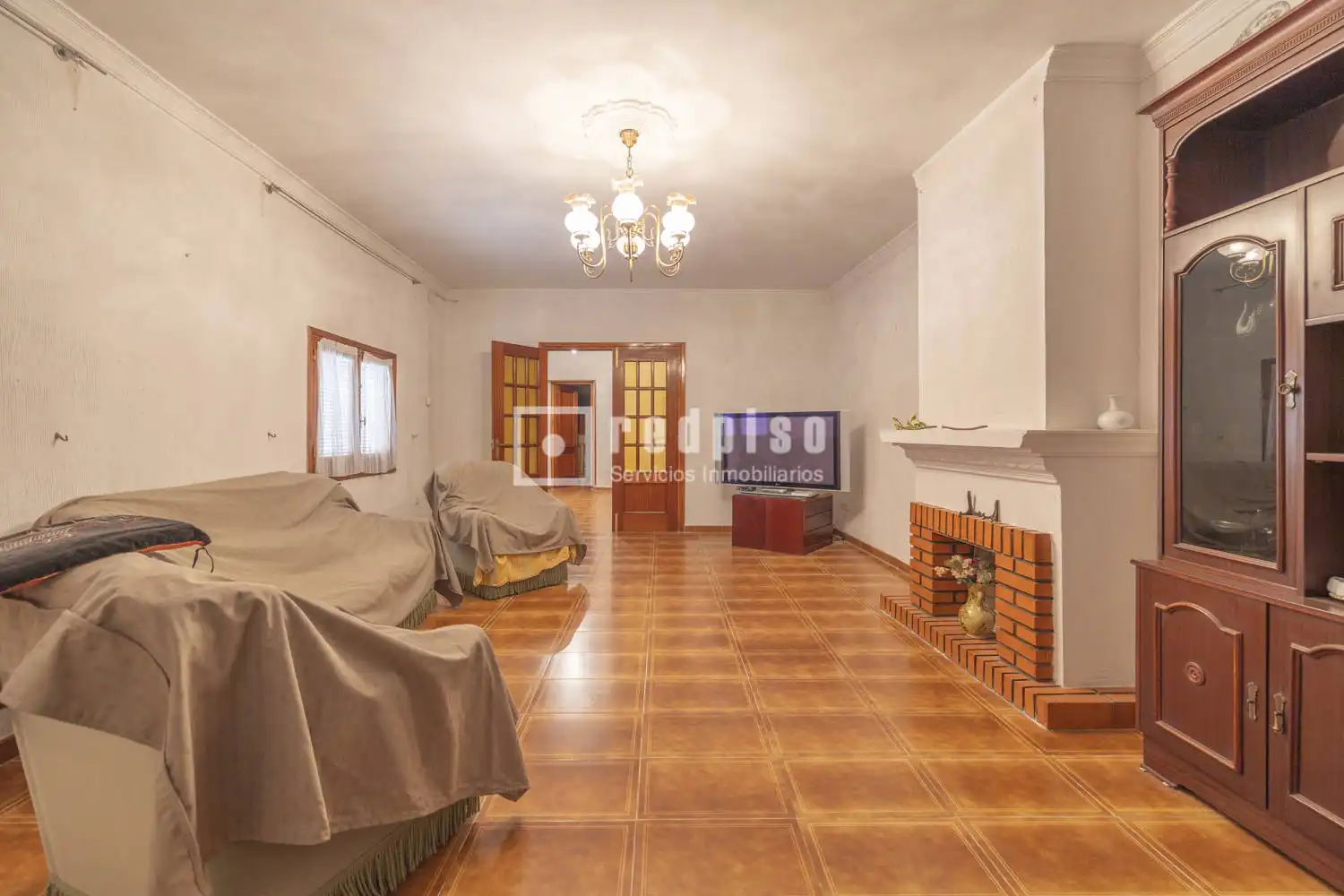 Sala de estar de Casa o chalet en venta en Noblejas con Calefacción, Jardín privado y Trastero