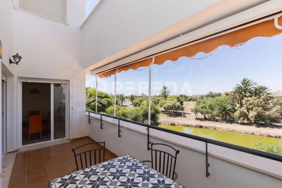 Terrace of Apartments for sale in Roquetas de Mar  with Air Conditioner, Private garden and Terrace