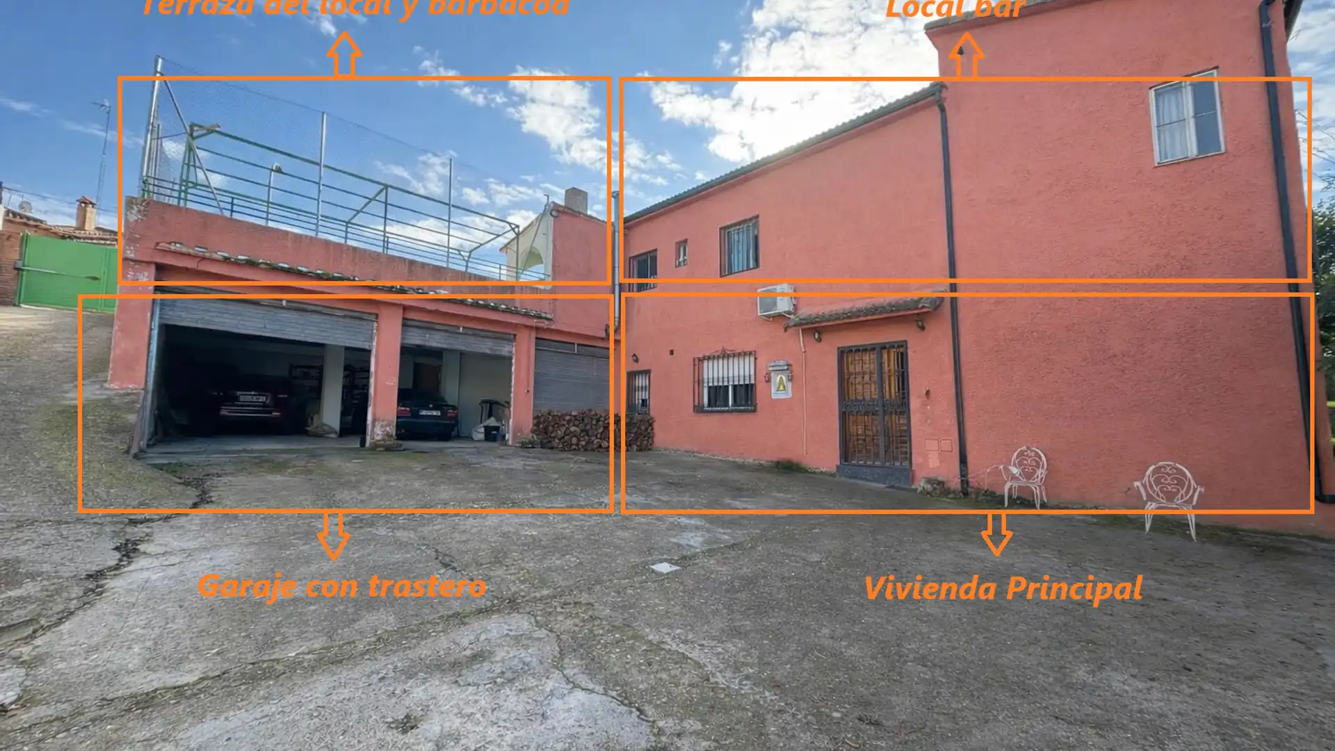 Vista exterior de Casa o chalet en venta en Casarrubios del Monte con Aire acondicionado, Calefacción y Jardín privado