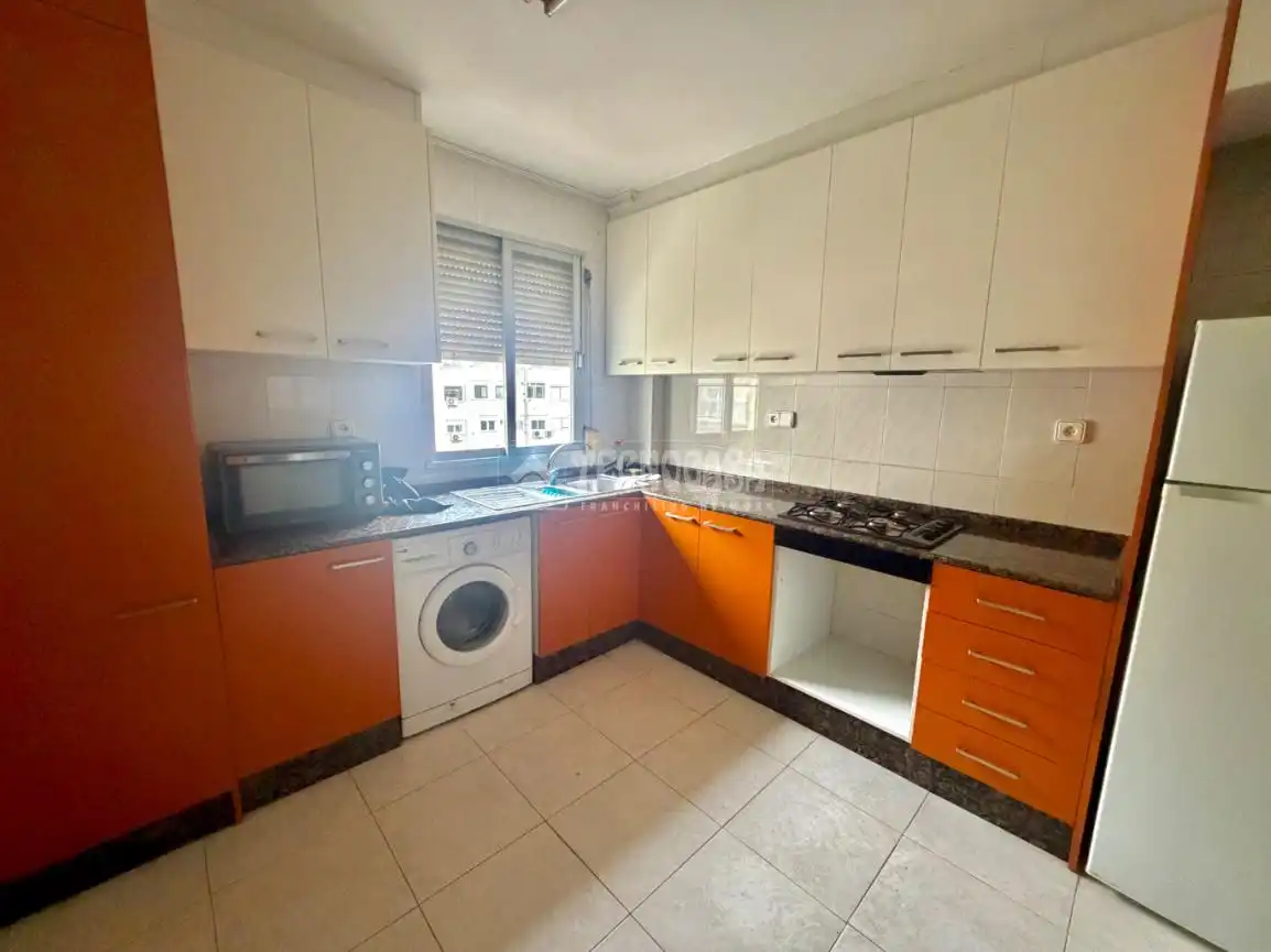 Kitchen of Flat for sale in Valencia  with Air Conditioner and Balcony