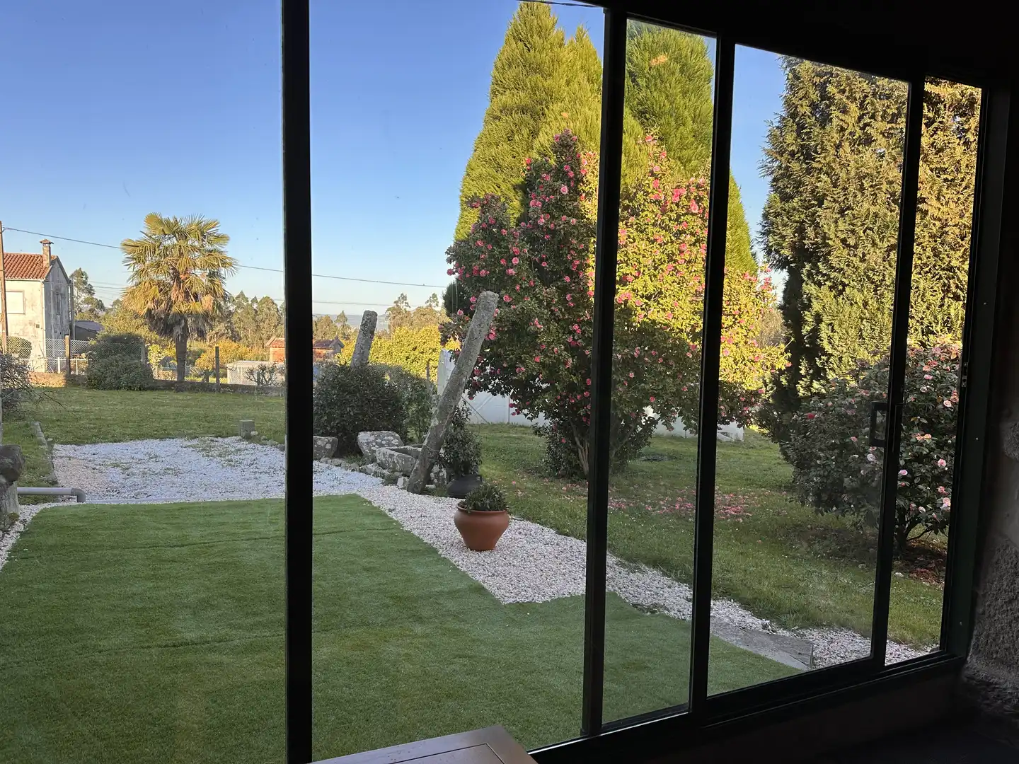 Jardín de Finca rústica en venta en Teo con Calefacción, Terraza y Trastero
