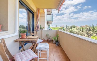 Terrasse von Wohnung zum verkauf in Vilanova i la Geltrú mit Klimaanlage, Terrasse und Balkon