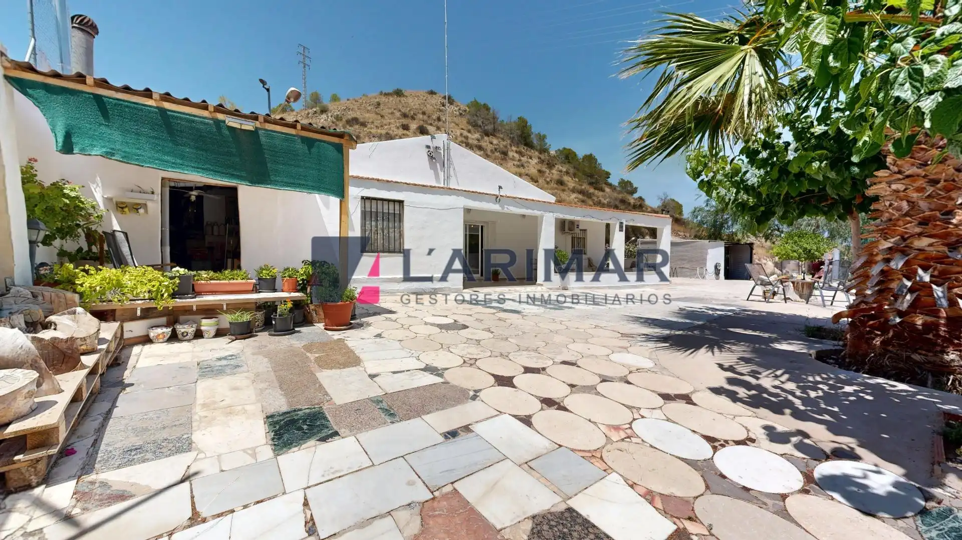 Vista exterior de Casa o xalet en venda en Aspe amb Aire condicionat, Calefacció i Jardí privat