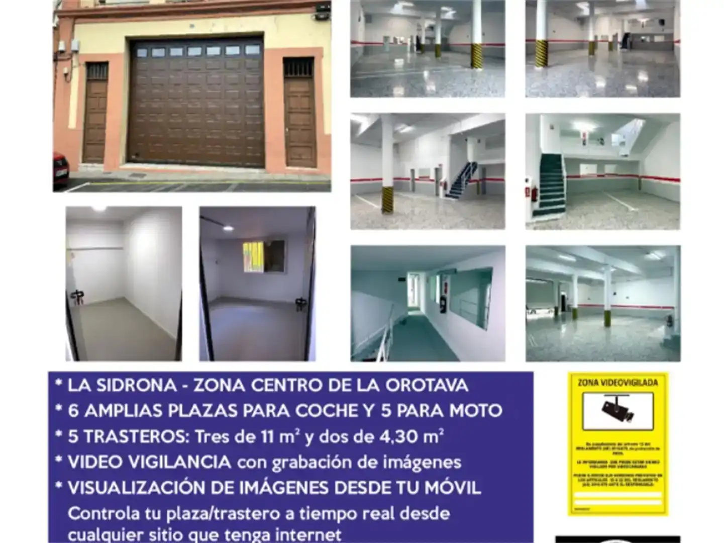 Aparcament de Garatge de lloguer en La Orotava