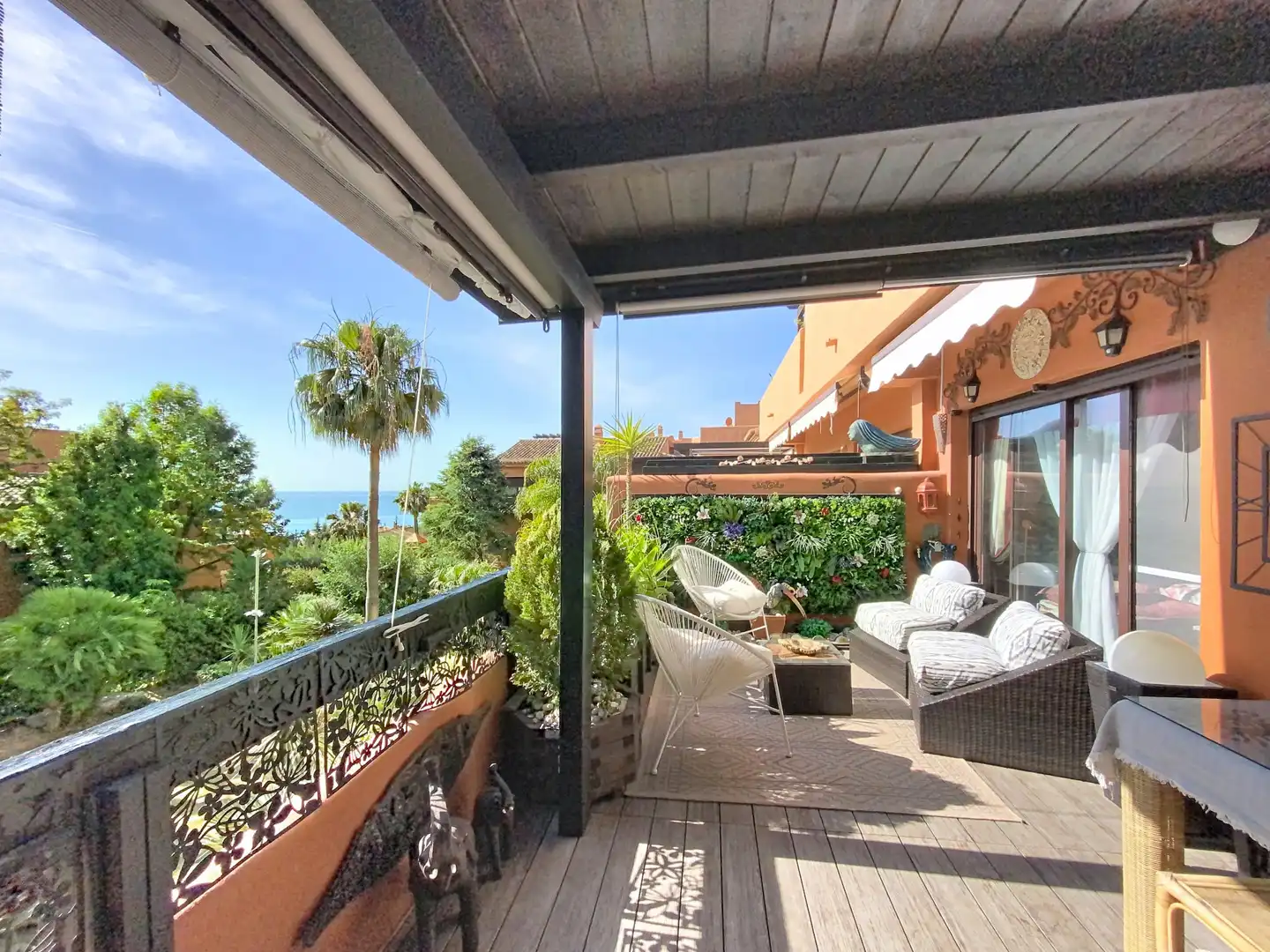 Terrassa de Apartament en venda en Estepona amb Aire condicionat, Terrassa i Piscina