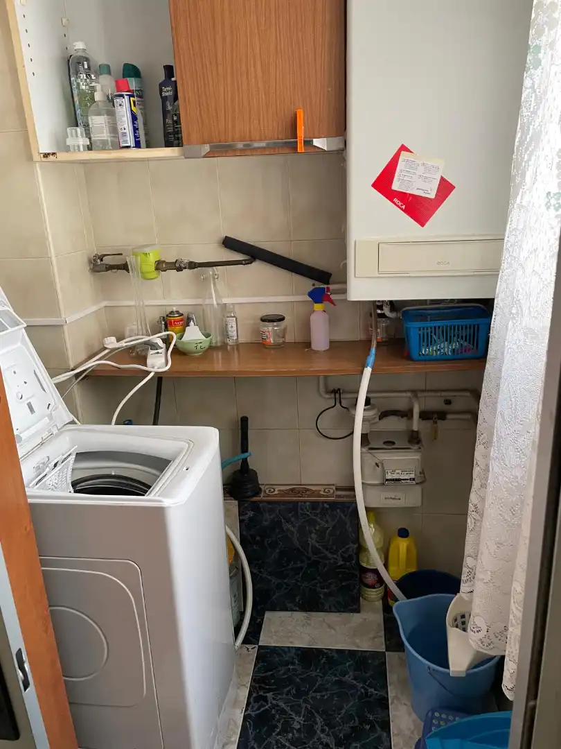 Kitchen of Flat for rent in Granada  with Furnished, Oven and Washing machine