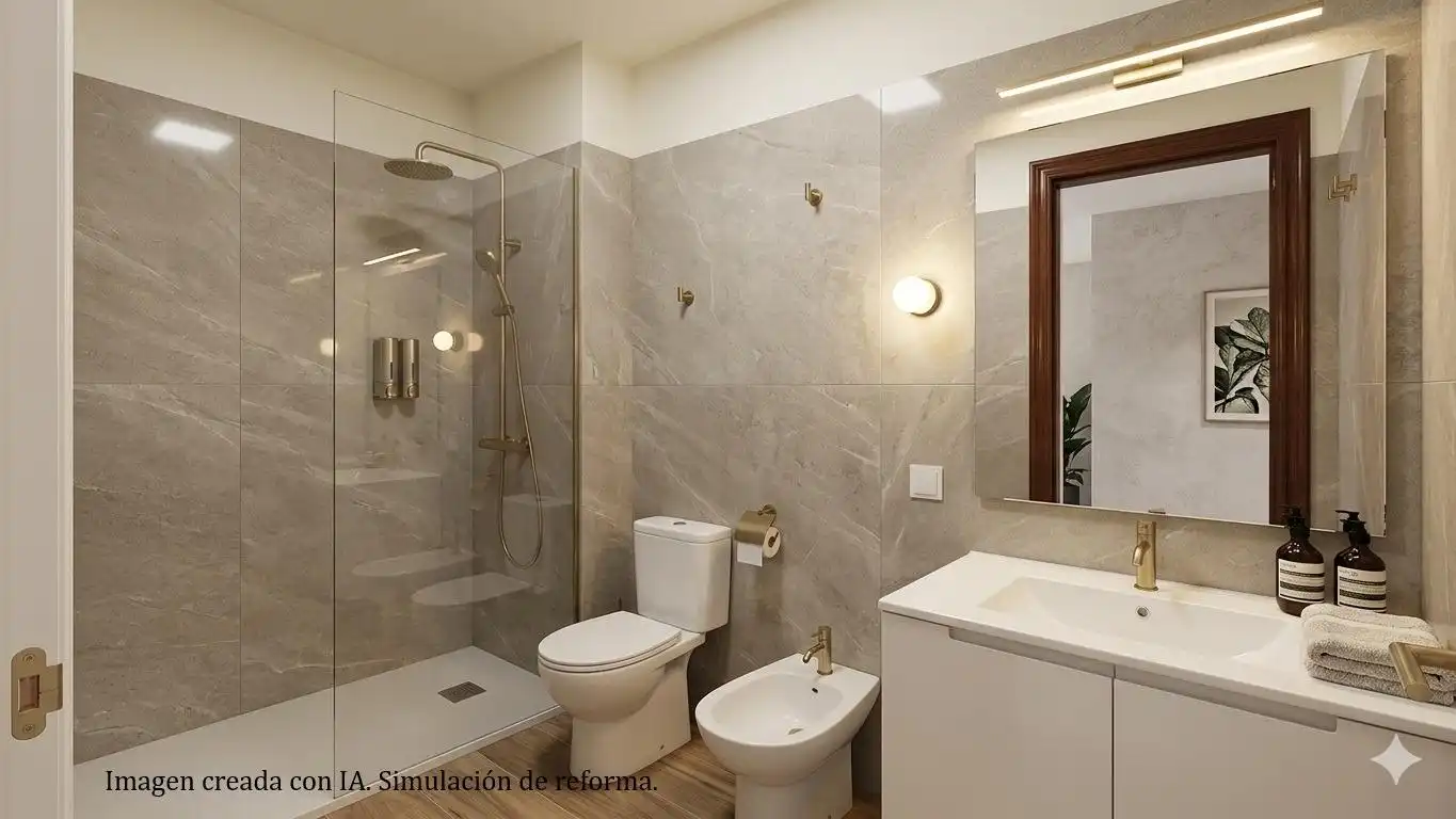 Bathroom of Flat for sale in Sestao   with Storage room and Balcony