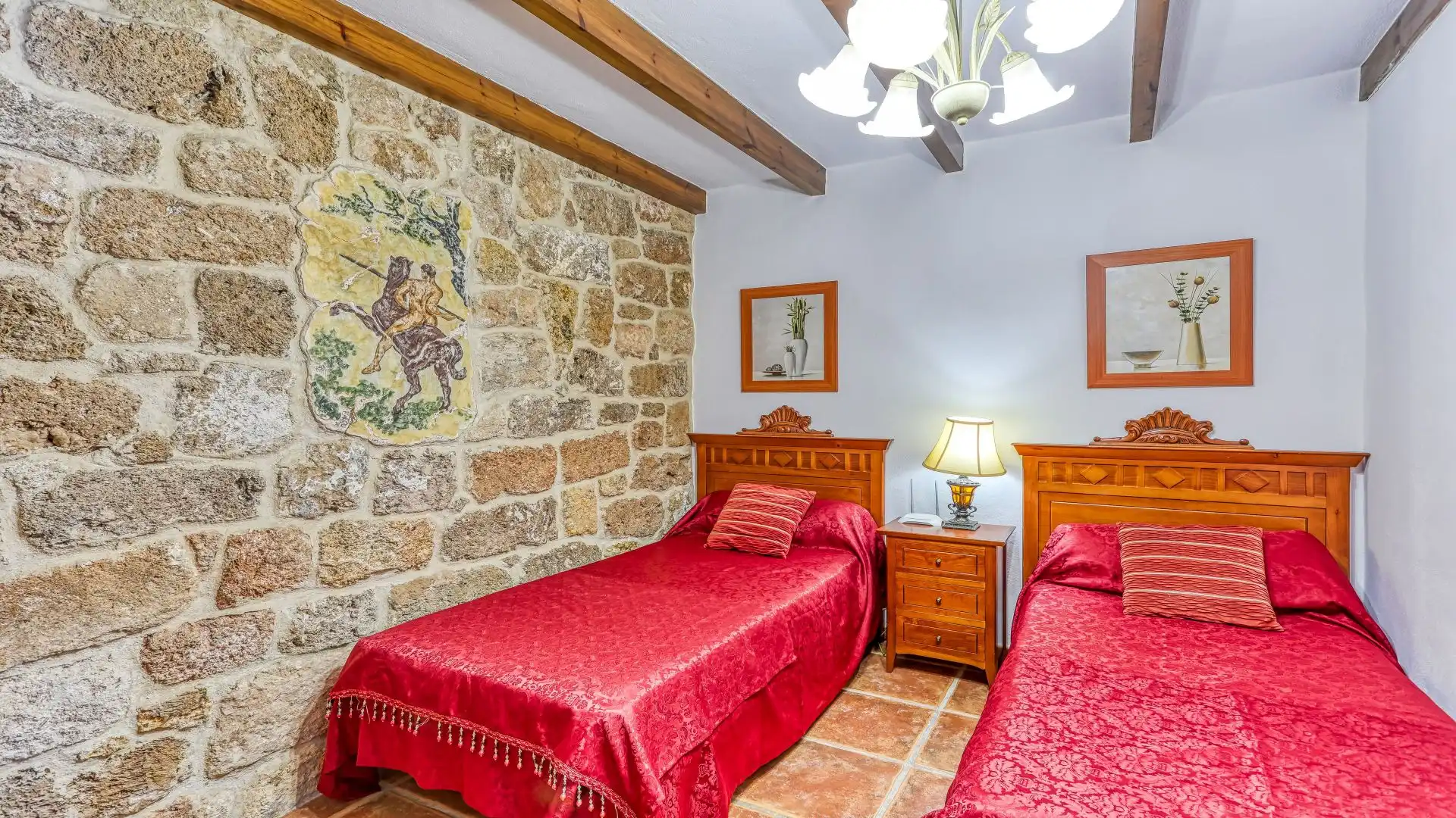 Schlafzimmer von Country house zum Verkauf in Alhaurín de la Torre mit Klimaanlage, Heizung und Schwimmbad