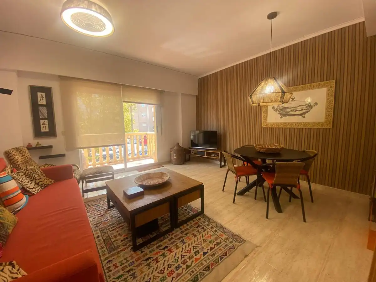 Sala d'estar de Pis de lloguer en Dénia amb Aire condicionat, Calefacció i Terrassa