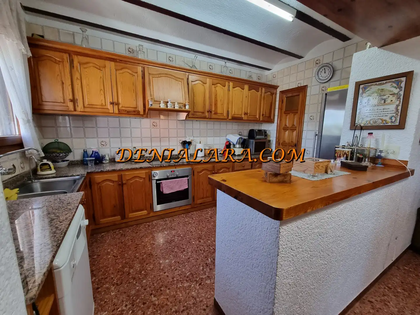 Cocina de Casa o chalet en venta en Dénia con Jardín privado, Terraza y Trastero