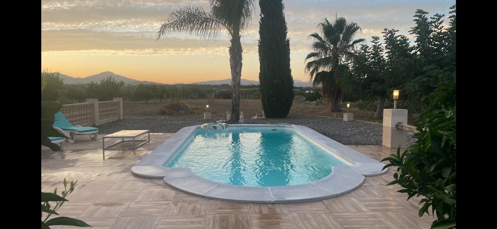 Swimming pool of Country house for sale in Alhaurín El Grande  with Air Conditioner, Private garden and Terrace