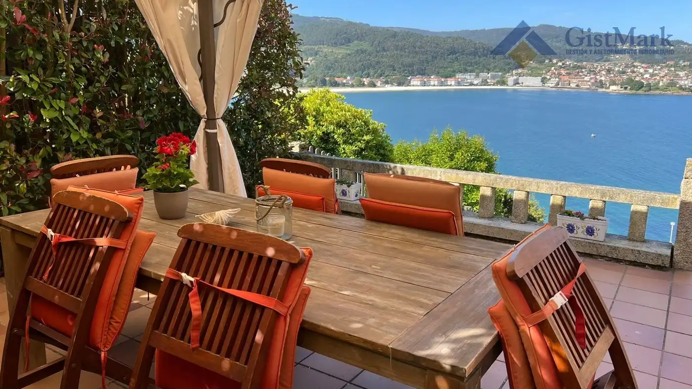 Terraza de Casa o chalet en venta en Nigrán con Calefacción, Jardín privado y Terraza