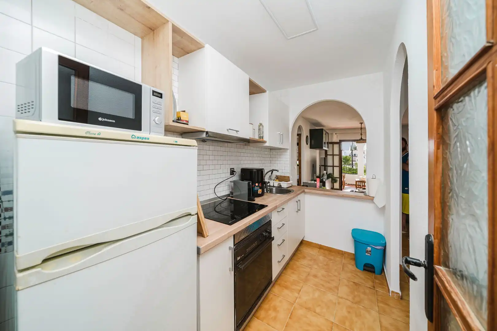 Cuina de Apartament de lloguer en Santiago de la Ribera