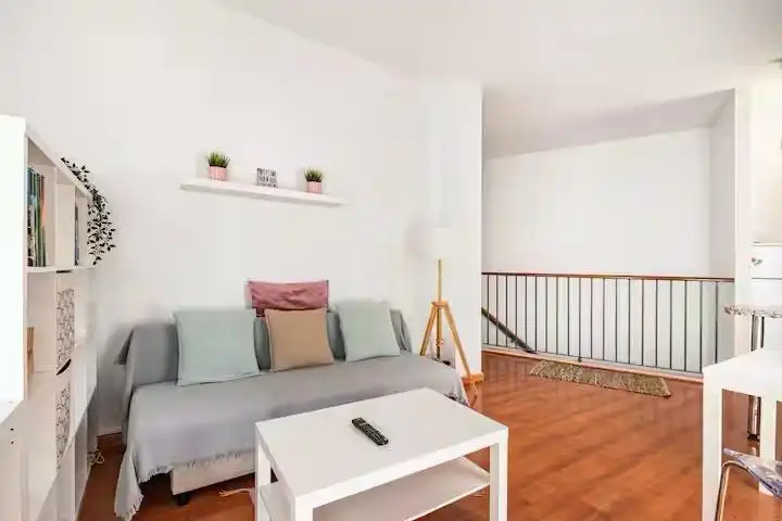 Sala de estar de Apartamento en venta en Espartinas con Aire acondicionado