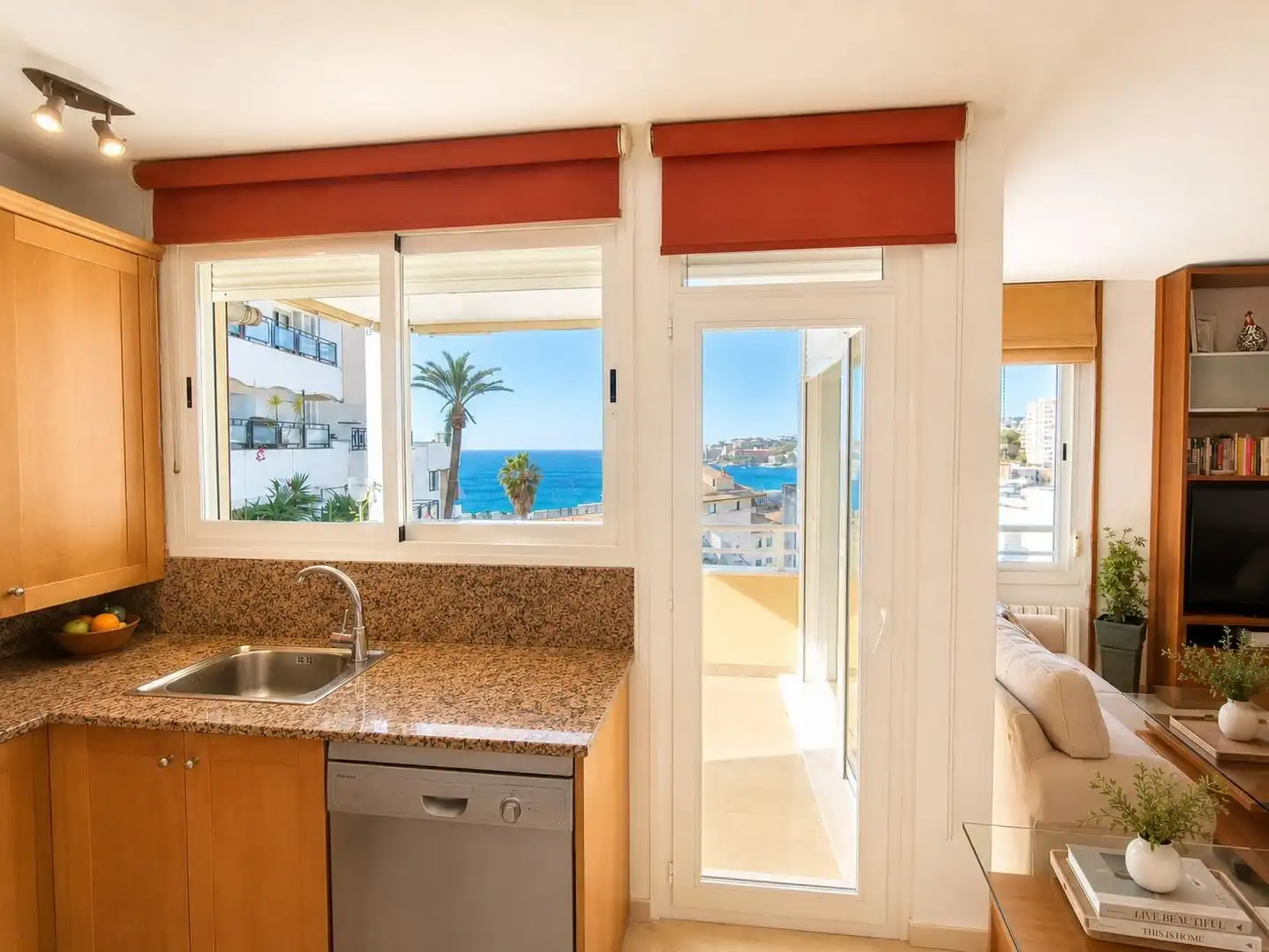 Cocina de Ático de alquiler en  Palma de Mallorca con Aire acondicionado, Calefacción y Terraza