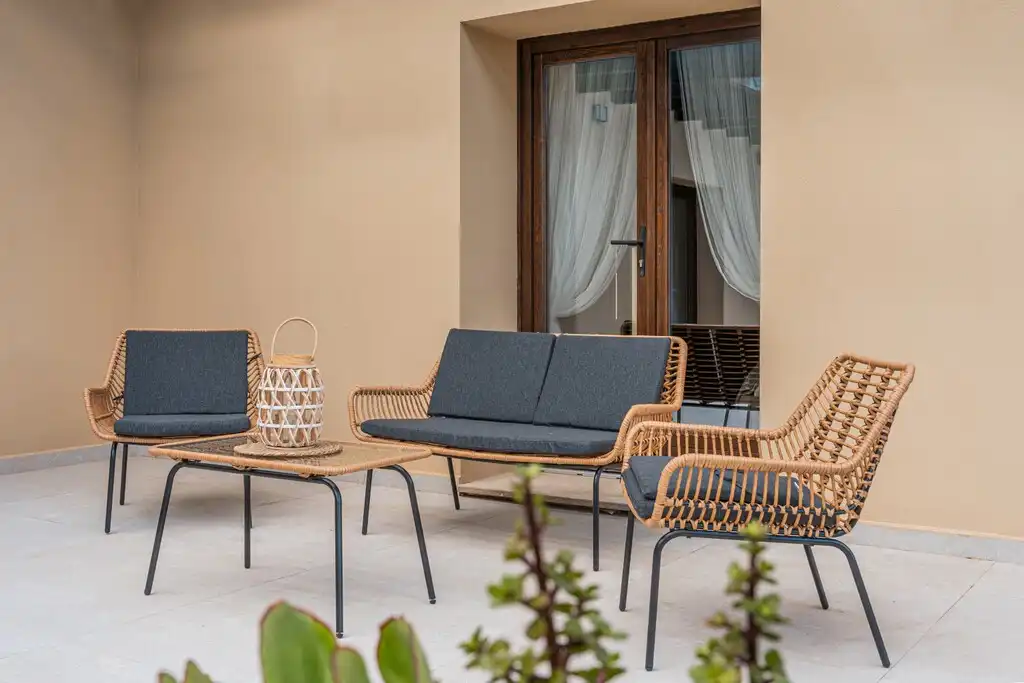 Terrasse von Country house zum Verkauf in Marratxí mit Klimaanlage, Heizung und Privatgarten