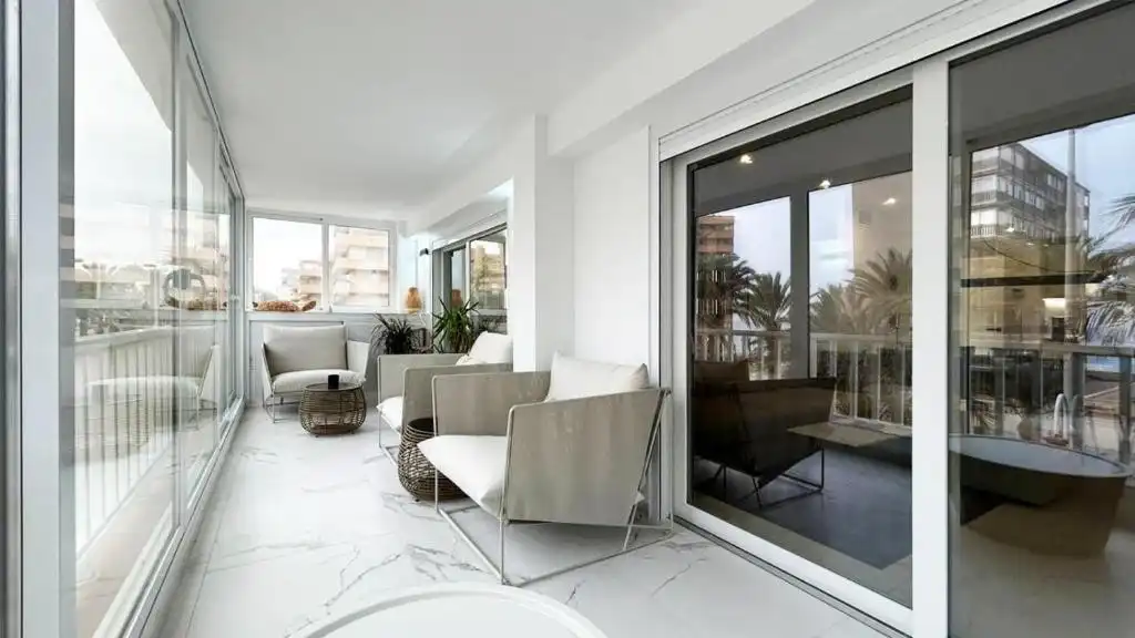 Terraza de Apartamento en venta en Elche / Elx con Aire acondicionado, Terraza y Amueblado