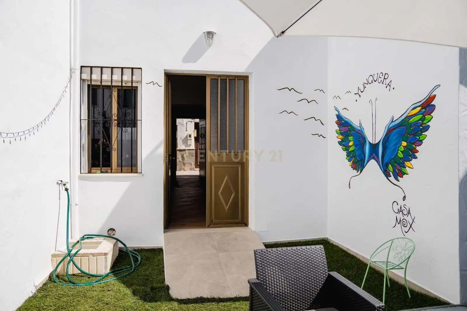Terrassa de Casa o xalet de lloguer en Yunquera amb Aire condicionat, Jardí privat i Traster
