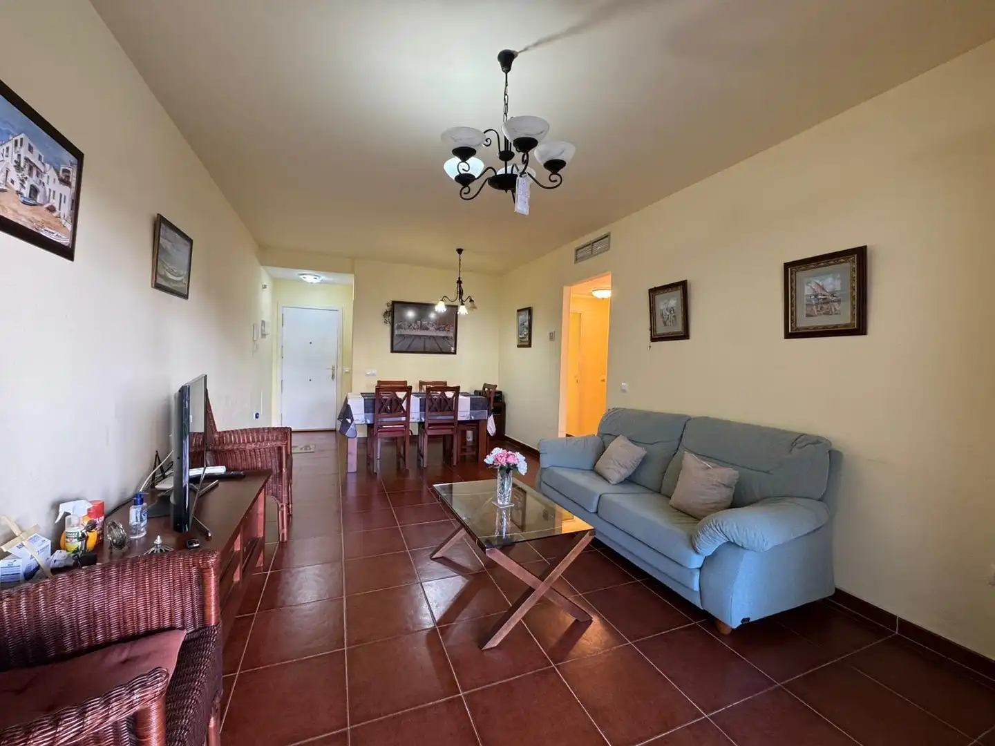 Living room of Apartments for sale in Rota  with Air Conditioner, Private garden and Terrace