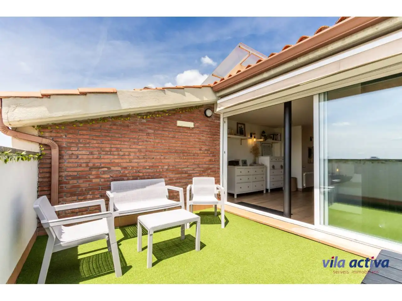 Terrassa de Dúplex en venda en Terrassa amb Aire condicionat, Calefacció i Parquet